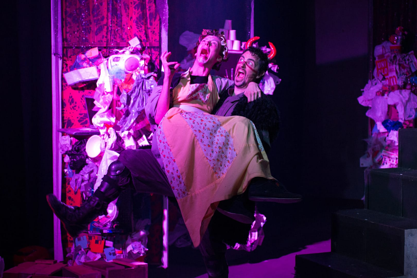 THE OUTLIERS: CAMPFIRE STORIES OF THE FUTURE September 16 - 18, 2017 World Peace Theatre, Kawasaki  Featuring Andrew Woolner, Sasha Aronson, Erik Røger,, and Anisa Dar. Devised by Andrew Woolner, Sasha Aronson, Erik Røger,, and Lindsey Kuhn  Production design by Lindsey Kuhn Sound Design & Music by Chloe Kwok Sound operator and live guitar by Chris Autry  Lights designed by Jeremy Plant Lights operated by Manami Nishida  Stage Crew Paula Tabarez Jiri Terpstra