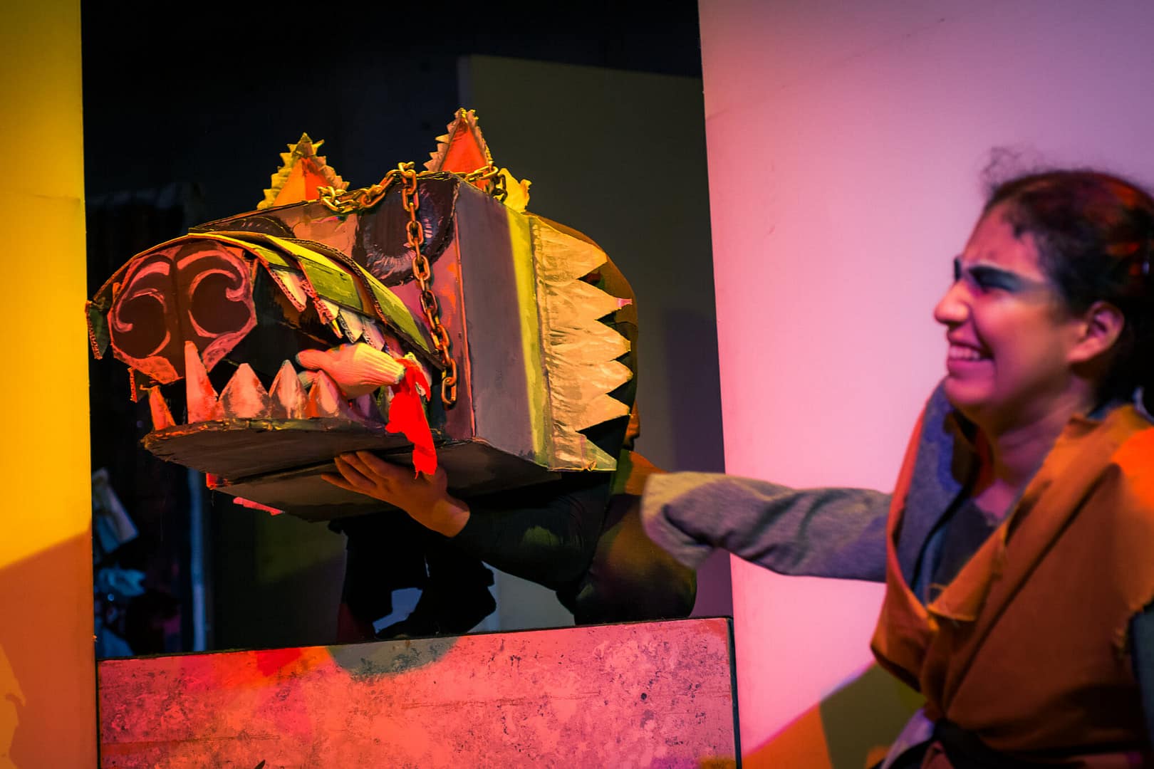 THE OUTLIERS: CAMPFIRE STORIES OF THE FUTURE September 16 - 18, 2017 World Peace Theatre, Kawasaki  Featuring Andrew Woolner, Sasha Aronson, Erik Røger,, and Anisa Dar. Devised by Andrew Woolner, Sasha Aronson, Erik Røger,, and Lindsey Kuhn  Production design by Lindsey Kuhn Sound Design & Music by Chloe Kwok Sound operator and live guitar by Chris Autry  Lights designed by Jeremy Plant Lights operated by Manami Nishida  Stage Crew Paula Tabarez Jiri Terpstra