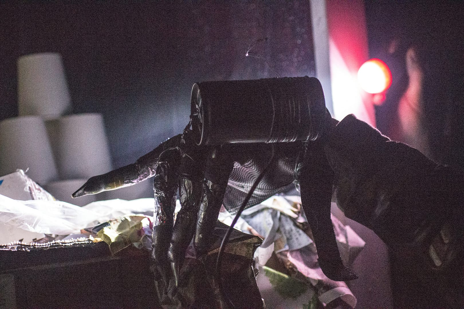 THE OUTLIERS: CAMPFIRE STORIES OF THE FUTURE September 16 - 18, 2017 World Peace Theatre, Kawasaki  Featuring Andrew Woolner, Sasha Aronson, Erik Røger,, and Anisa Dar. Devised by Andrew Woolner, Sasha Aronson, Erik Røger,, and Lindsey Kuhn  Production design by Lindsey Kuhn Sound Design & Music by Chloe Kwok Sound operator and live guitar by Chris Autry  Lights designed by Jeremy Plant Lights operated by Manami Nishida  Stage Crew Paula Tabarez Jiri Terpstra